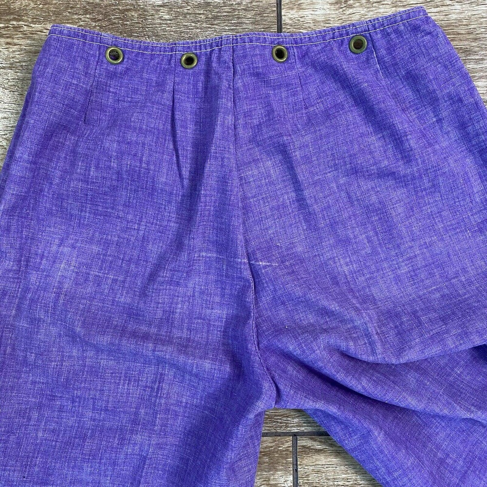 Vintage Purple Flare Skater Pants - Picture 9 of 9